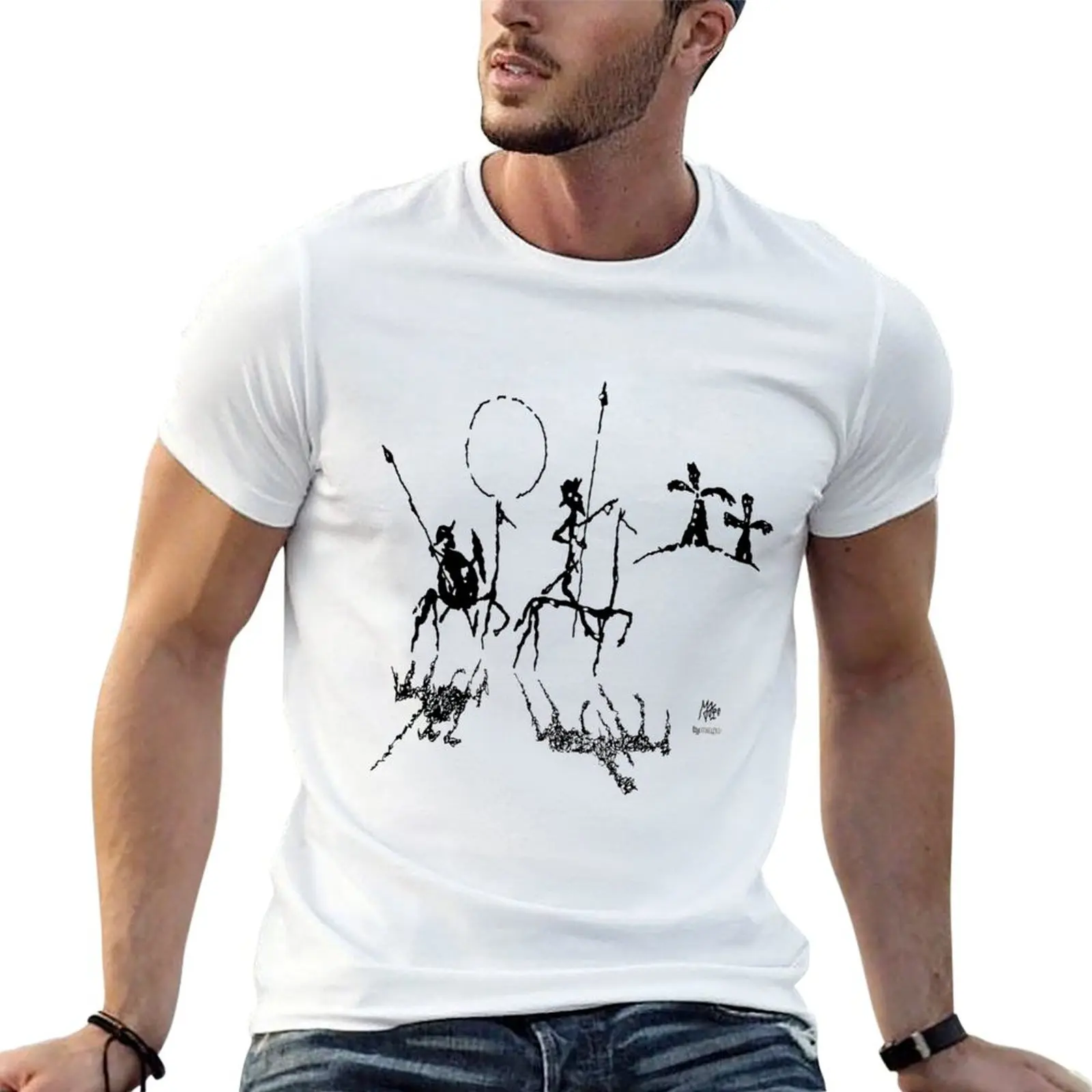 

man Panza Sancho shirt designer y t Don man shirt t graphic Quijote T-Shirt
