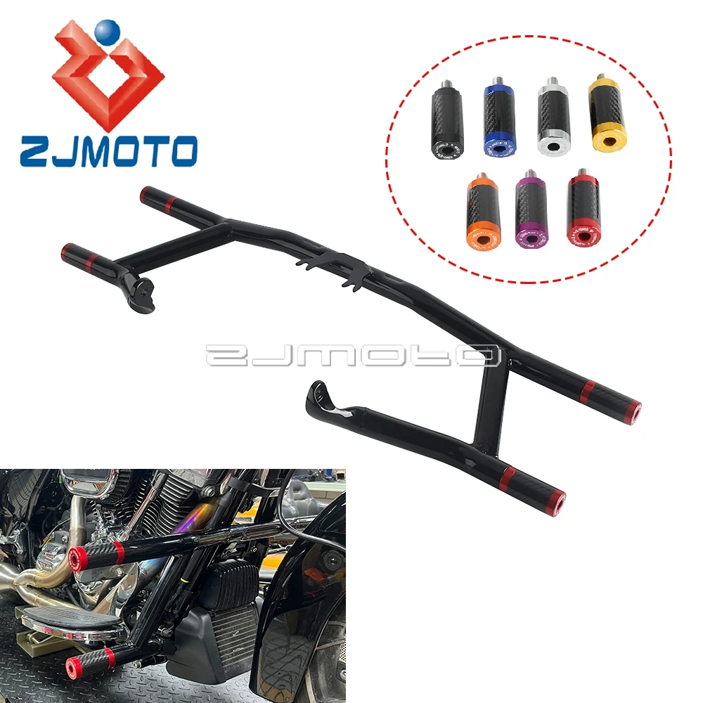 Front Crash Bars For Harley Touring FLTR FLTRX FLTRXS FLTRXST FLTRXSE FLHRXS FLHP FLHT 14+ Motorcycle Highway Engine Guard Bar