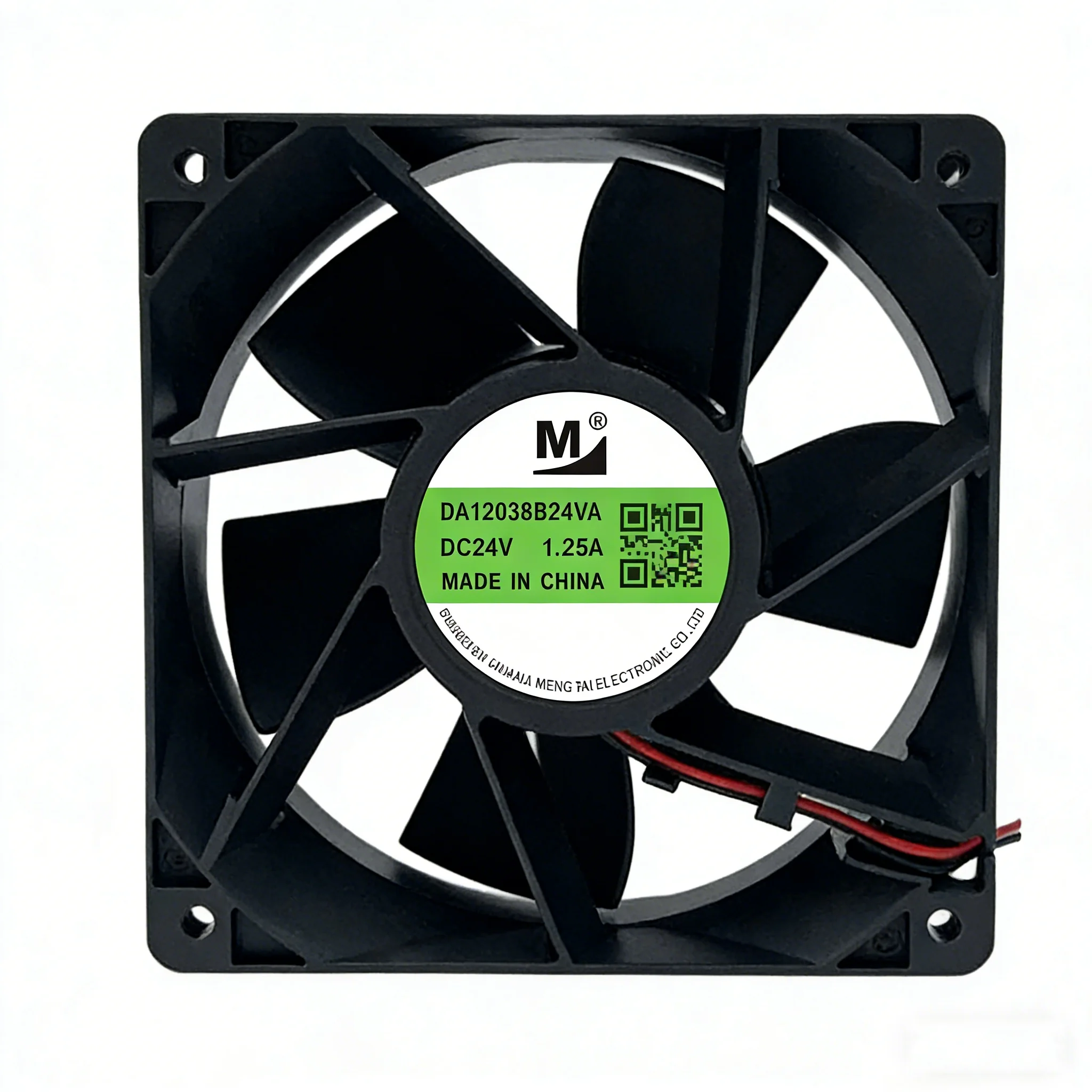 

Промышленный бесщеточный вентилятор охлаждения DA12038B24VA 24В 1.25А 120мм (12см) осевого типа 12038 для оборудования питания