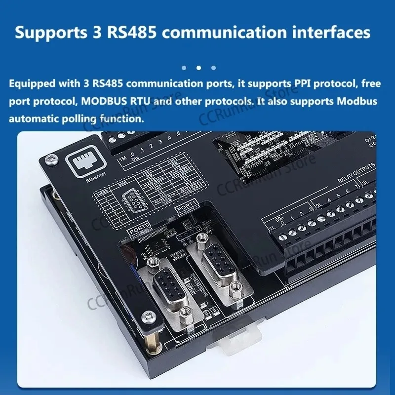200Smart Compatible with PLC SR20 SR30 SR40 Industrial Grade Programmable Logic Controller, with Network Ports,