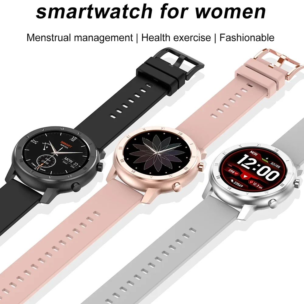 Zordai DT89 New Smart Watch For Women ECG Measurement Heart Rate Blood Pressure Monitor IP68 Waterproof Women Smartwatch Girl