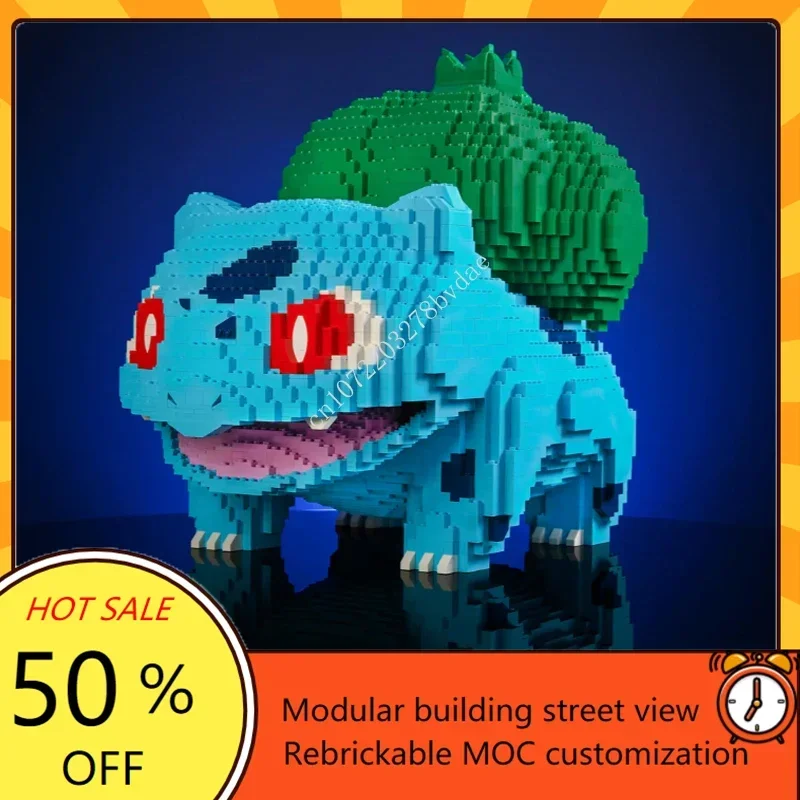 4468PCS MOC Life-Sized Sculpture Series Petal Pal Mega Figure Model Custom Puzzles DIY Creative Assembly Educational Toy Gifts