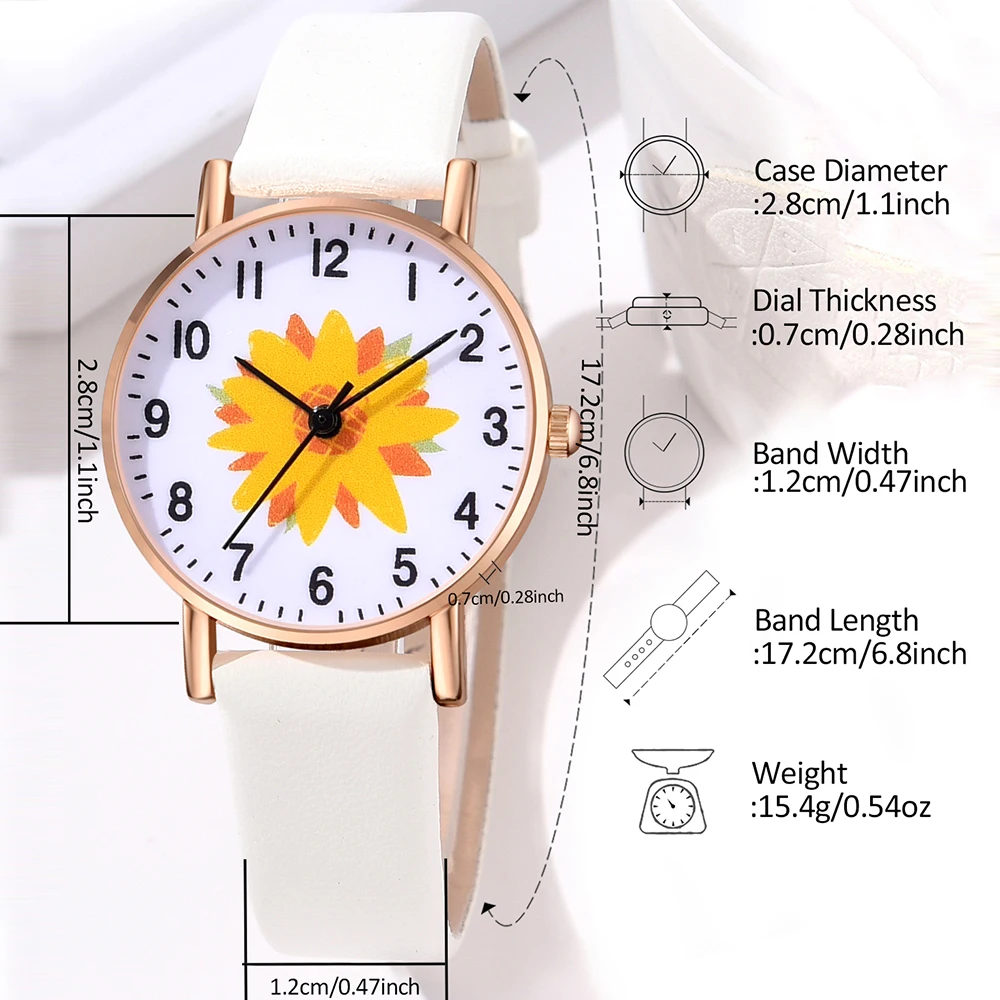 1Pcs GAIETY Minimalist Style Arabic Numeral Dial Watch Luxury Couple Casual Quartz Watch Is The Perfect Gift For Her (No Box)