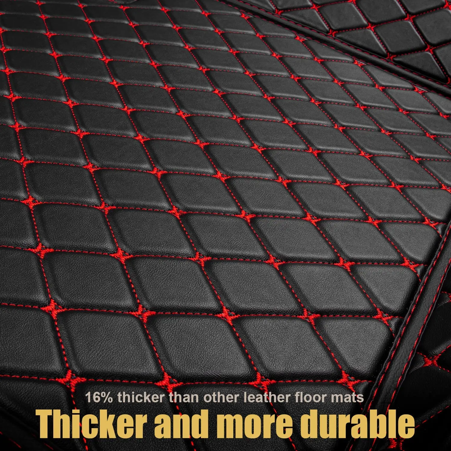 دواسات مخصصة لأرضية سيارة السيارات للرجال والنساء ، سجادة جلدية ، دواسات سيارة فاخرة ، فولكس فاجن جولف 5 من من من من من من من من ؟ #3