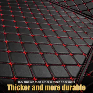 Custom automotive car rugs for men and women, luxury leather, total coverage, Fiat Toro 2018, 2019, 2020, 2021, 2022 12 Main Sales Accessories Fiat Toro - №1