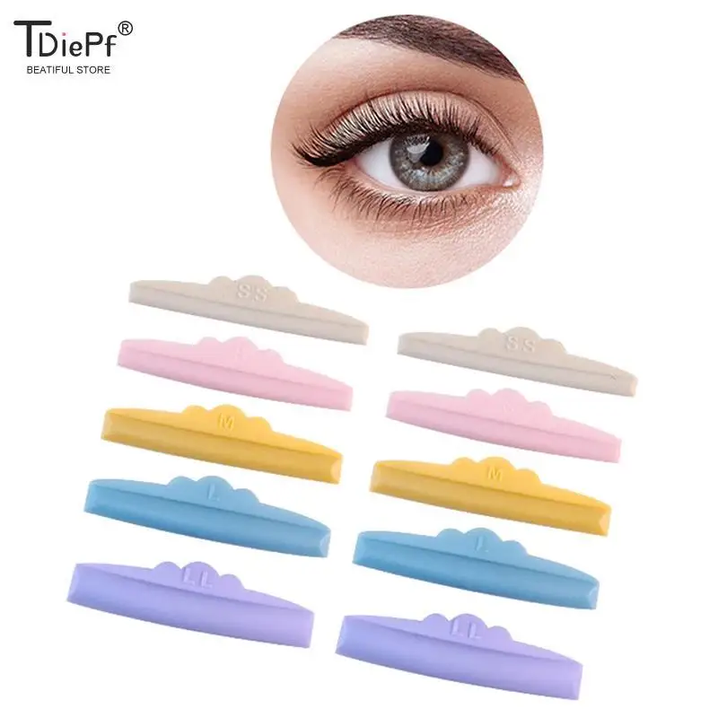 3/5/10 paare Wimpern Heben Kit Zubehör Silikon Curlers Wellung Pads Wimpern Pinsel Sauber Kamm Wimpern verlängerung Dauerwelle Werkzeuge