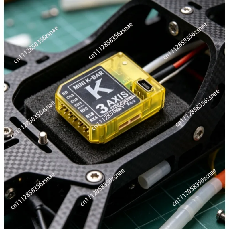 For Pre-Owned RK8 Kbar V2 Three-Axis Gyroscope 5.3.4 Professional Edition Golden Warrior Flybarless System for RC Helicopters