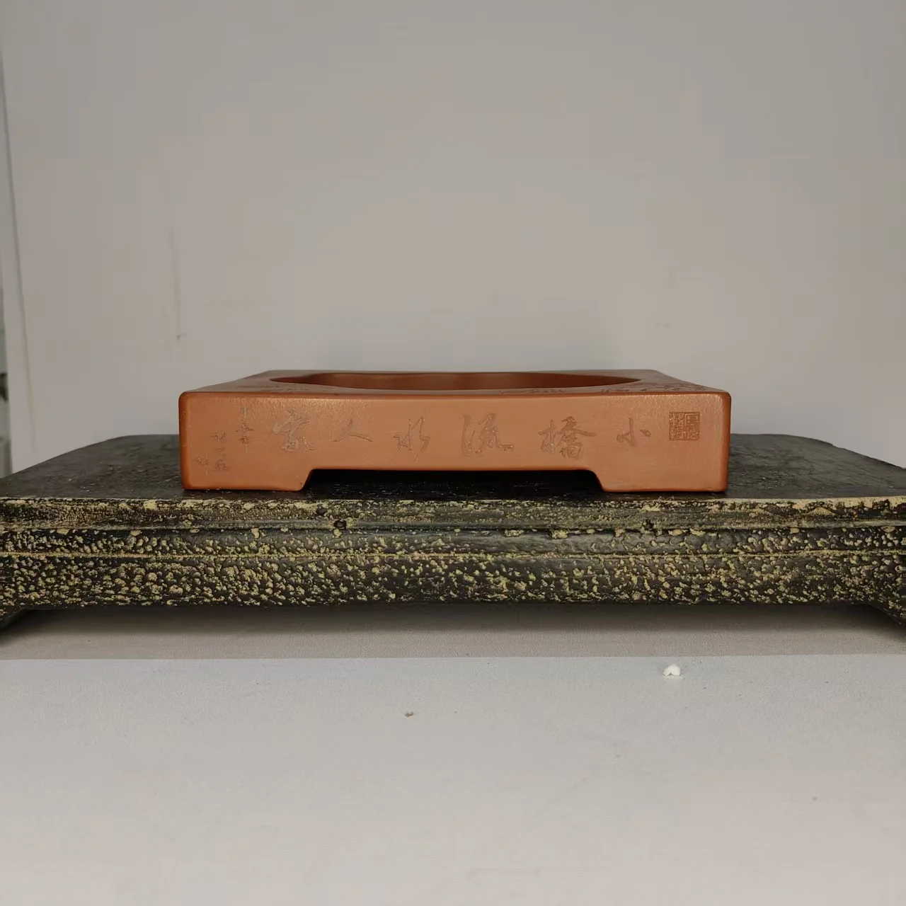 

Платформа для ландшафтного дизайна специальной формы, неглазурованная красная глина, арт-бонсай, горшок