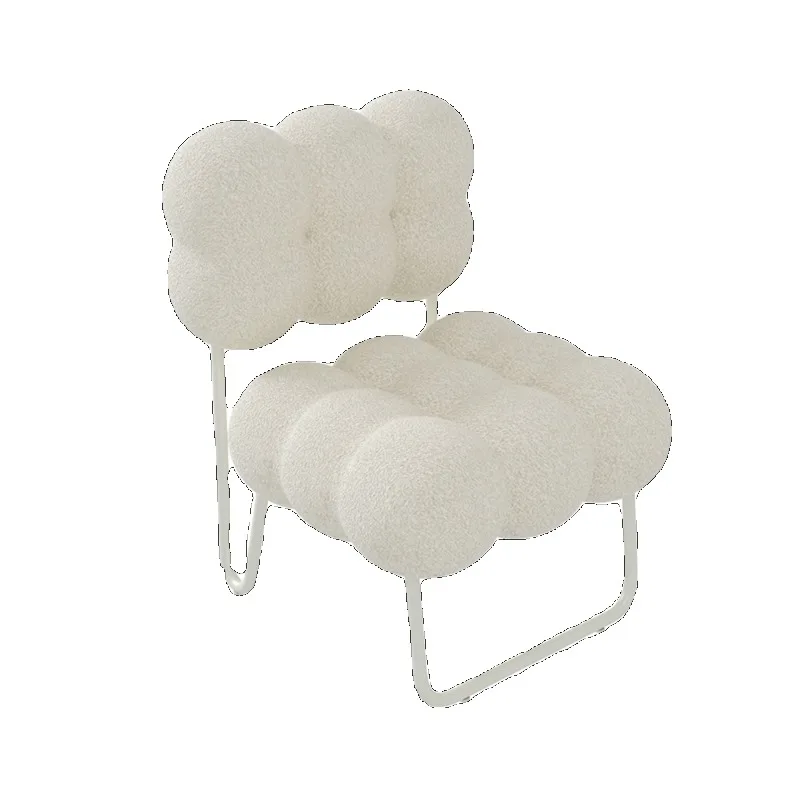 

Cream wind sofa chair bedroom ins simple light luxury leisure bubble backrest small apartment Internet celebrity