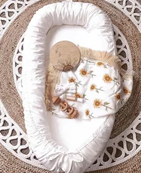 Cama nido de bebé portátil para recién nacido, cuna sólida para guardería, Moisés de viaje, capazo plegable para bebé, cama para dormir