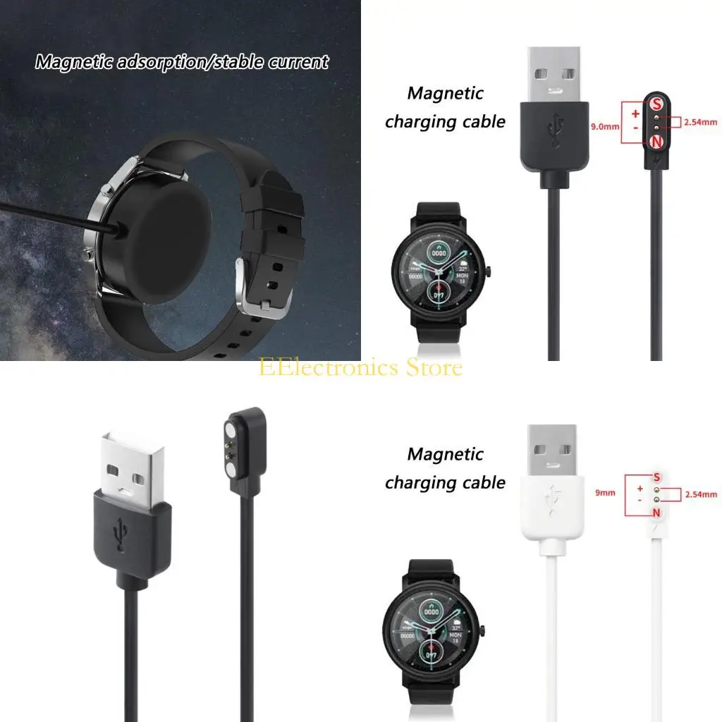 

B03C 60 см шнур для быстрой зарядки Магнитный USB-кабель питания для умных часов Watch Lite 2/Air/C2 Легкий и портативный дизайн