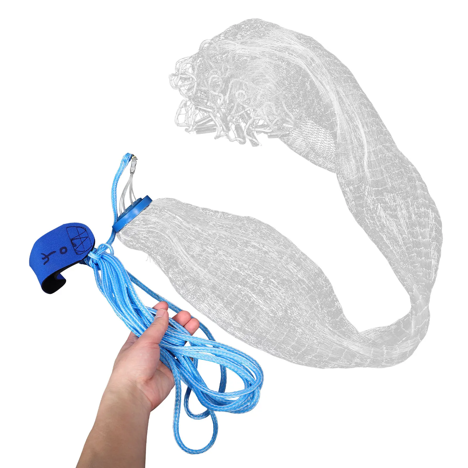 

Saltwater Fishing Cast Net Freshwater Casting Netting With Weights Monofilament Mesh Fish Throw Net For Bait Shrimp Traps Fish