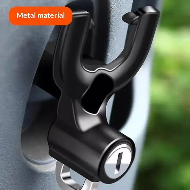 2 In 1 Anti-Theft Bicycle Motorcycle Helmet Lock Universal Security Lock Multi-Function Hook for Scooter 1PC