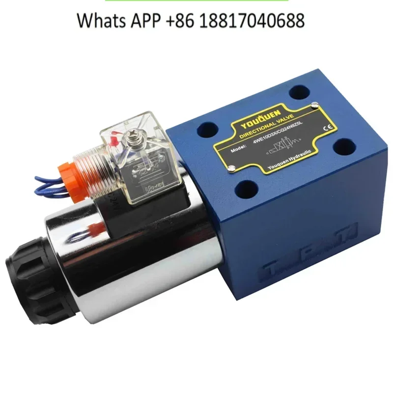 

4WE6 hydraulic solenoid directional valve 4WE6D/10D series single head AC/DC high voltage solenoid valve
