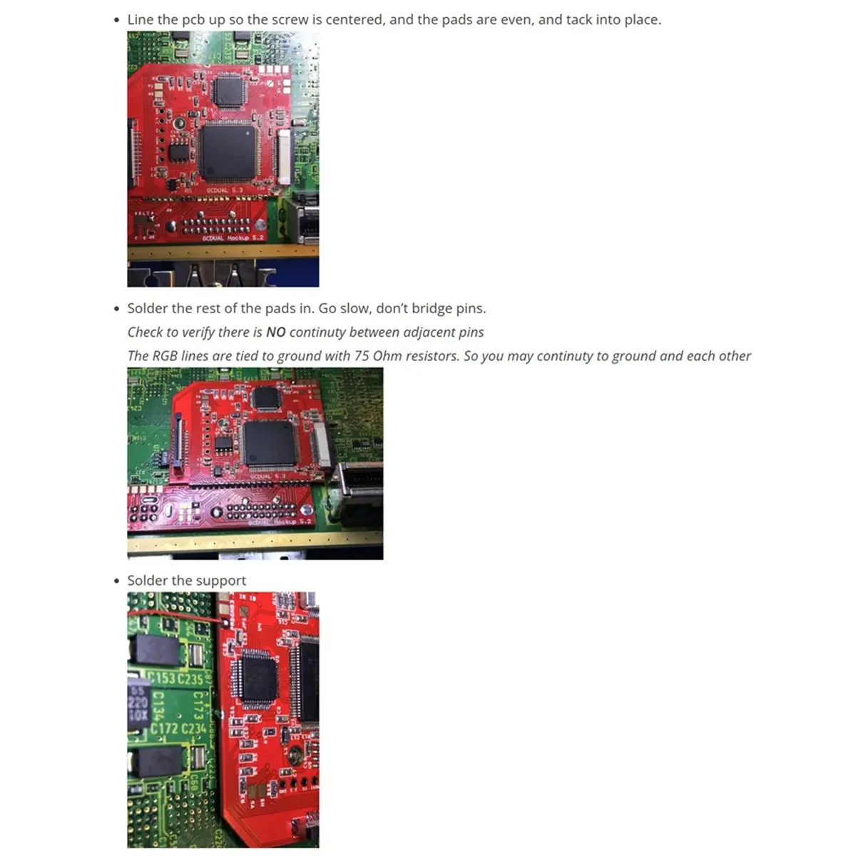 goodidea GCDual MOD Kit for Gamecube DOL-001 Console GCVideo Supports RGB/RGBS/YPbPr/HDMI-Compatible Switching Wia Controller