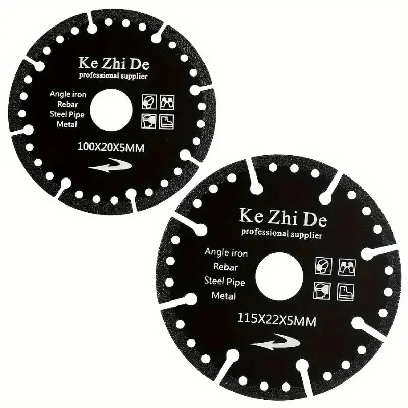 4 Inch 4.5 Inch Diamond Saw Blade Cutting Disc Metal Cutting Diamond Plate For Wood Plastic Iron Steel Aluminum Metal Sheets