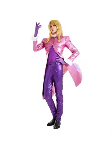 Funny Valentine Cosplay Costume Fancy Party Formal Suit Anime JOJO Cosplay Clothing Halloween Carnival Uniform Custom Made