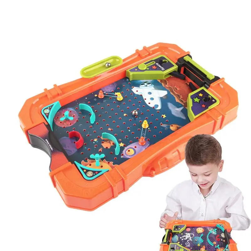 Pinball Game Interactive Tabletop Game Sling Marble Toy Fun Party Game For Prize Competition Kid Interactive Educational Toys