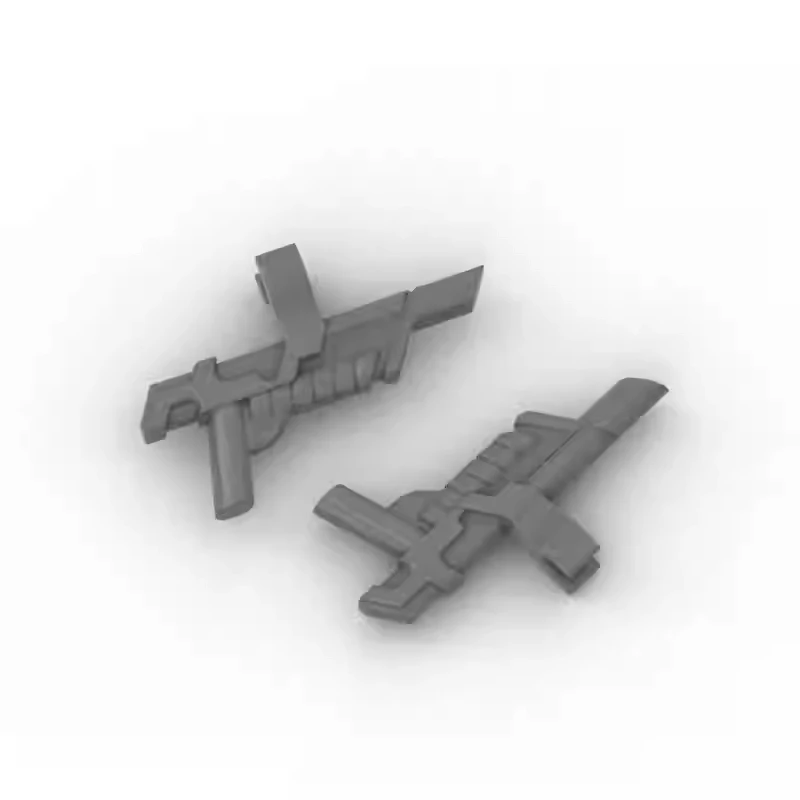 

20PCS Minifigure Accessories Pistols Building Blocks MOC Technical Parts Assembly DIY Bricks Weapons Kids Modified Toys 15445