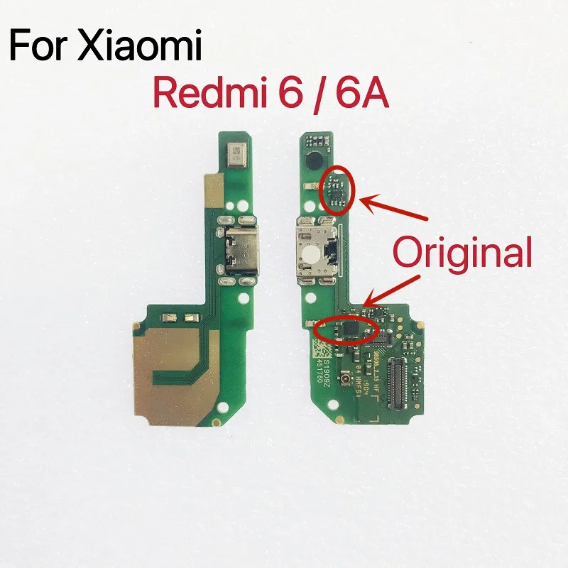 Charge Board For Xiaomi Redmi 6 USB Plug Charge Port Flex Replacement For Redmi 6A