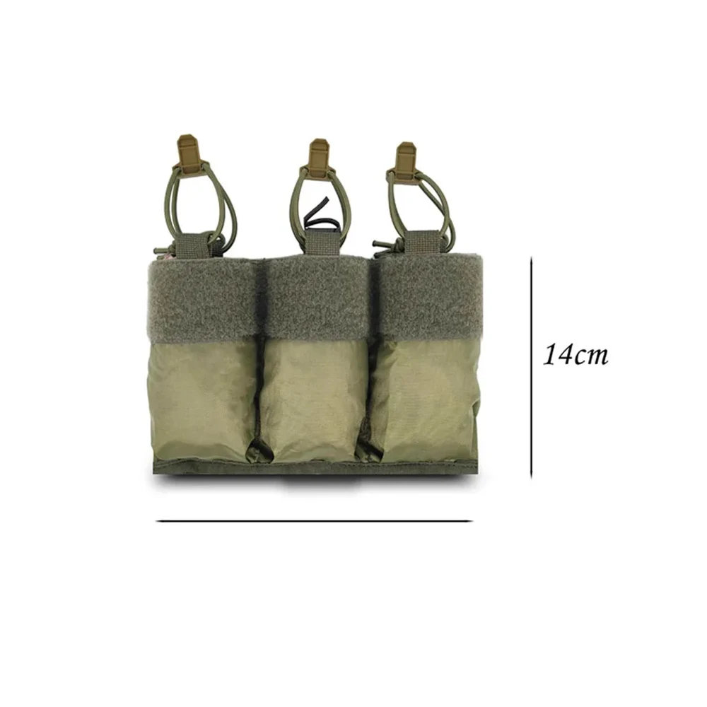 Outdoor Brust 556 Triple Magazintasche Känguru Einsatz M4 AR Mag Jagdtasche für DOPE Frontklappe FCPC V5 Brustplattenträger