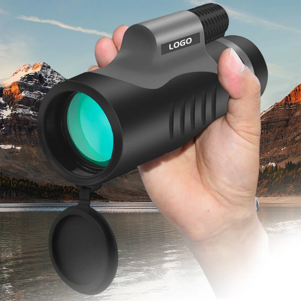 10x42 Zoom HD Monocular Telescope Mini Pocket Monocular Portable Powerful Monocular for Bird Watching Hiking Camping