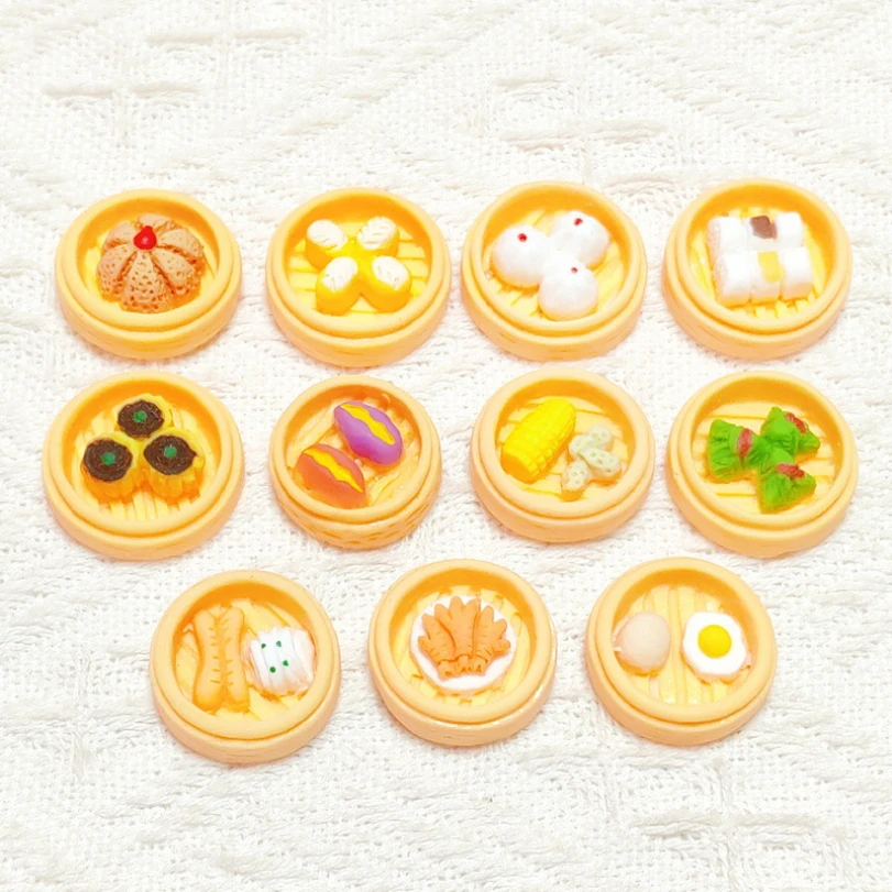 Hars Imitatie Xiaolongbao Sieraden Accessoires DIY Handgemaakte Snuisterijen Crème Gel Mobiele Telefoon Case Proces Accessoires