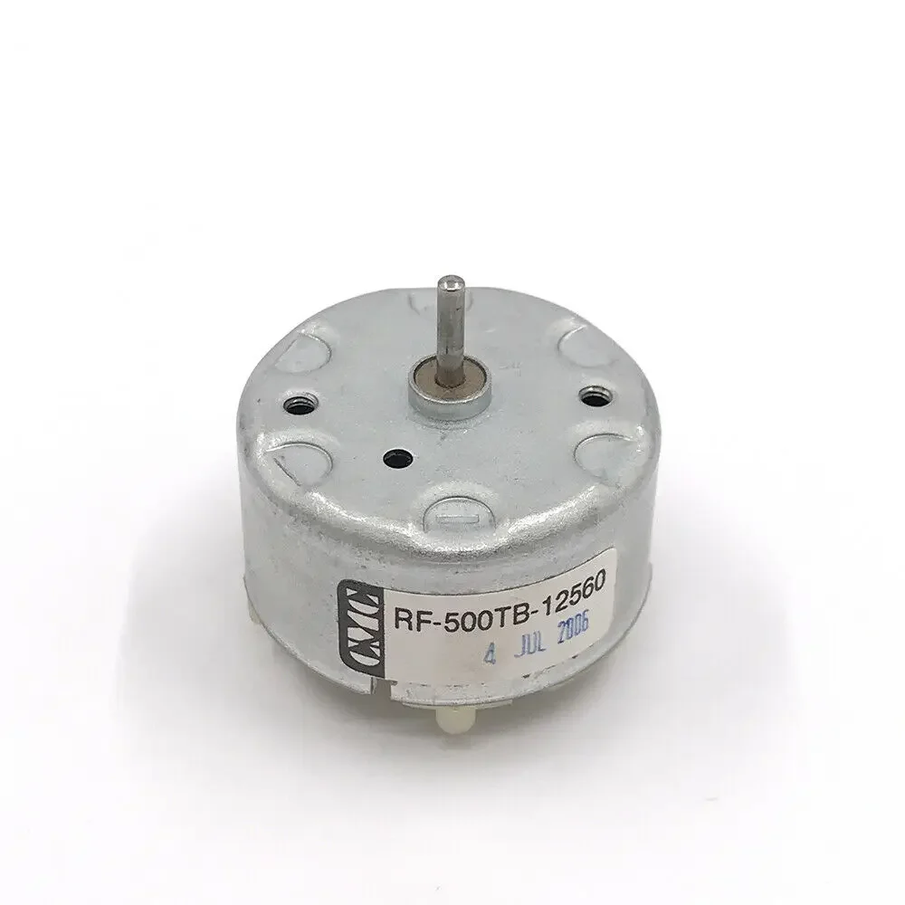 Micro RF-500TB-12560 Motor DC 5V-12V Micro Round 32mm VCD / CD Loader Motor