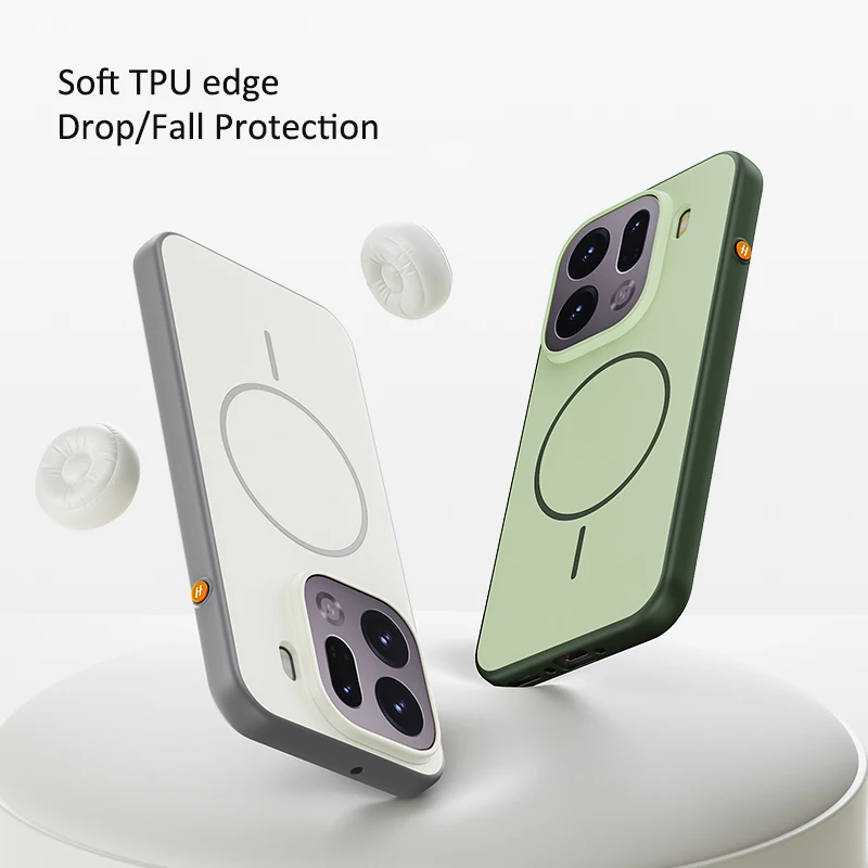 حافظة مغناطيسية قوية ملونة من Young Fashion Trend لهاتف OPPO Find X9 Pro / Find X9 Magnets Magsafe Shell #4