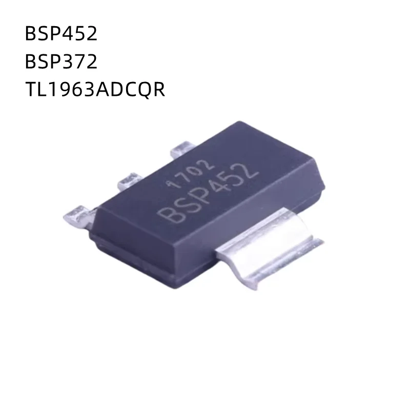10Pcs/Lot BSP452 BSP372 BSP452HUMA1 BSP372NH6327 SOT223-4 TL1963A TL1963ADCQR SOT223-6 New Original Transistor