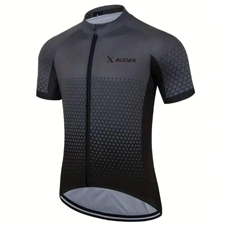 AUDAX cycling jersey, quick drying, sweat wicking, breathable mountain bike sports shirt, mountain bike clothing