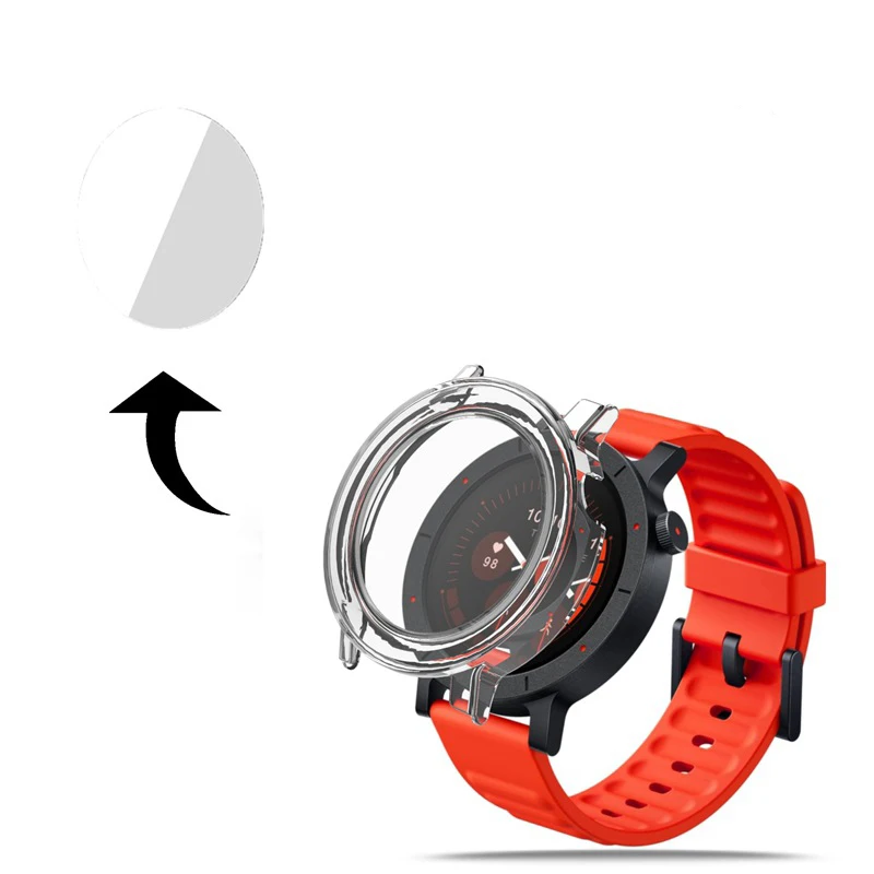 هارد شل زجاج واقي للشاشة فيلم Smartwatch حافظة كاملة الإطار ل لا شيء CMF Watch Pro 3 الغطاء الواقي الملحقات الذكية