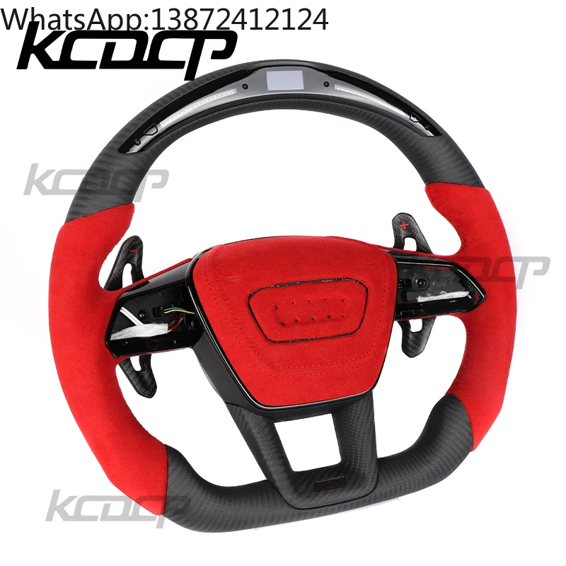 

Carbon Fiber LED Steering Wheel for Audi A6 A7 A8 RS6 RS7 RS8 S6 S7 RS3 RS4 RS5 C6 C7 C8 A3 A4 A5 Q3 Q5 Q7 Q8 S1 S3 S4 S5