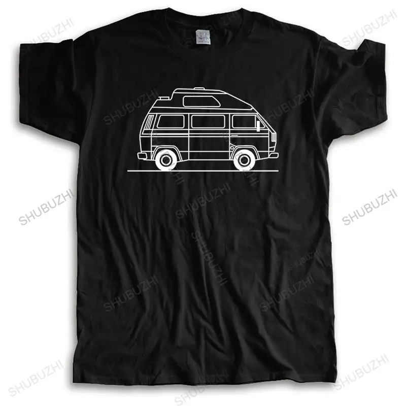 Homme t shirt summer men high quality t-shirt Transporters Campers In Disguise - T4 Tag Van unisex brand tee-shirt short sleeve