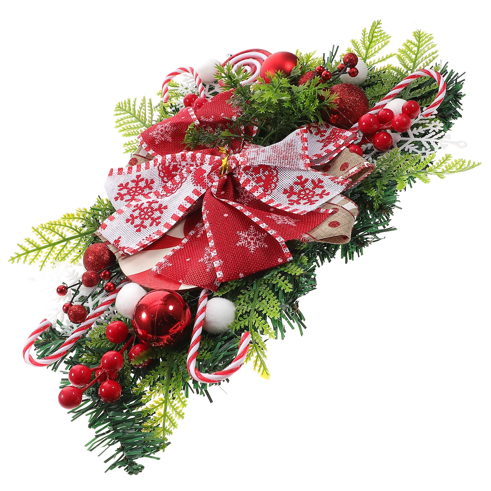 

Christmas Teardrop Wreath Holiday Swag Door Hanging Garlands Party Favors Gifts