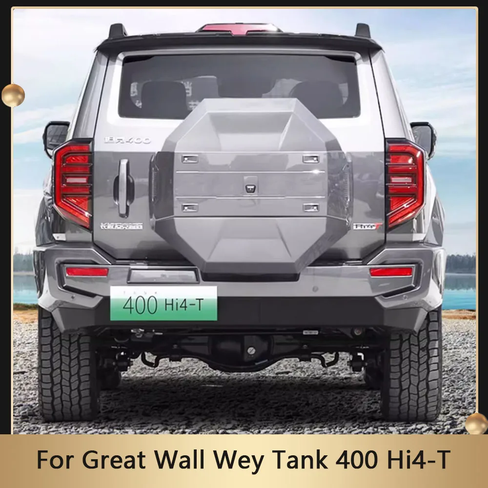 

Special Car Tailgate Spare Tire Cover Exterior Decoration Modifie Mecha Original Car Color For Great Wall Wey Tank 400 Hi4-T