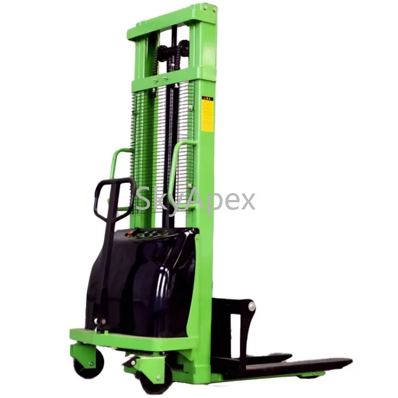 Semi Electric Pallet Stacker Electric Stacker  Forklift 1T 3T Self Lifting Stacker Electric Forklift CE Certified High Stability