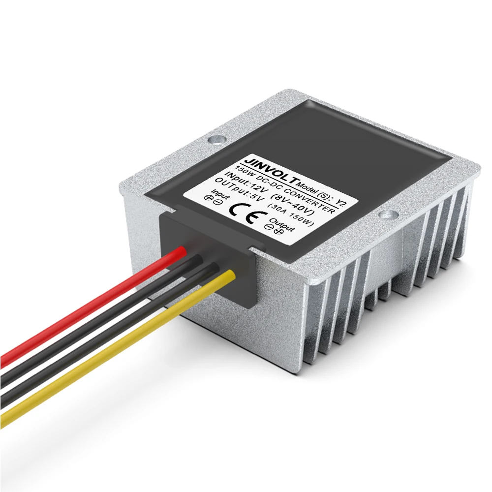 12V To 5V DC-DC Buck Converter Module (8V~40V Input to 5V 10A/15A/20A/25A/30A Output), Power Regulation