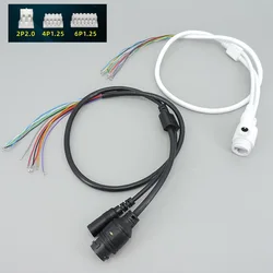 11 core CCTV POE IP network Camera PCB Module video power cable RJ45 DC female connector Terminlas waterproof with 4/5(+) 7/8(-)