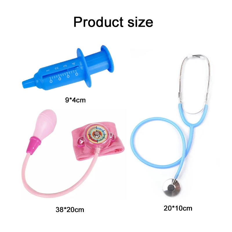 ألعاب محاكاة الطبيب للأطفال، هدية بلاستيكية للعب التظاهري من أجل لعبة لعب الأدوار الممتعة، أزياء هدية عيد الميلاد TMZ