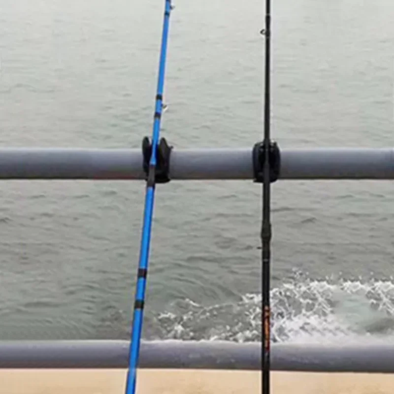Portable U-Shaped Fishing Rod Stand TPE Fishing Feeder Pod Bracket Fishing Gear Accessories Lightweight Fishing Pole Support image 6