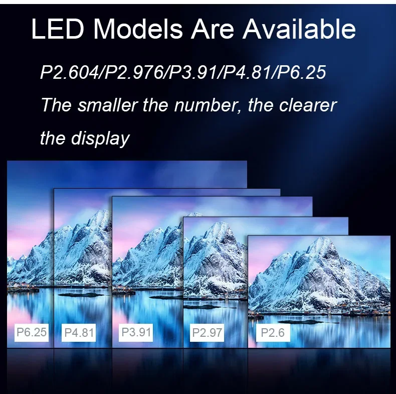 Outdoor High Refresh 9.84ftx6.56ft P3.91 LED Display Screen With 12 Pcs 500x1000mm Die-cast aluminum Panels for concert