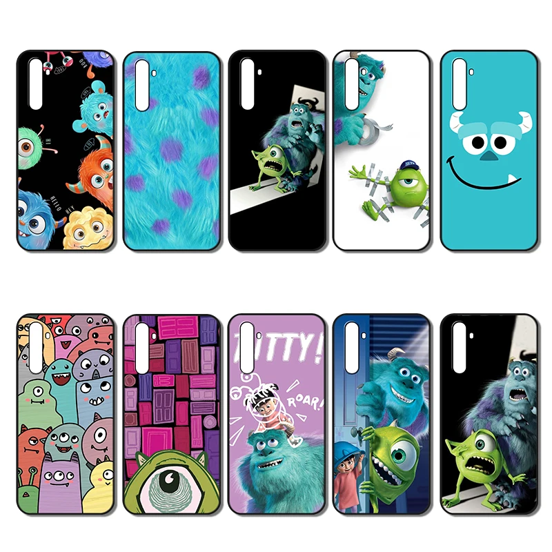 Soft black phone case for  Realme 3 5 5i 5s 6 6i 7 7i 8 8i 8s 9 9i 10 Pro Plus monsters inc casing