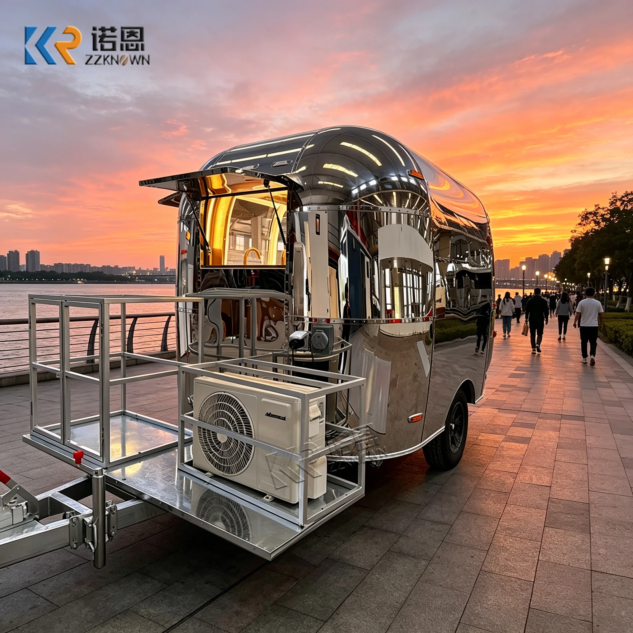 

Street Food Truck Professional Catering Trailer Custom Drink Snack Truck Concession Food Trailer With Kitchen Equipment