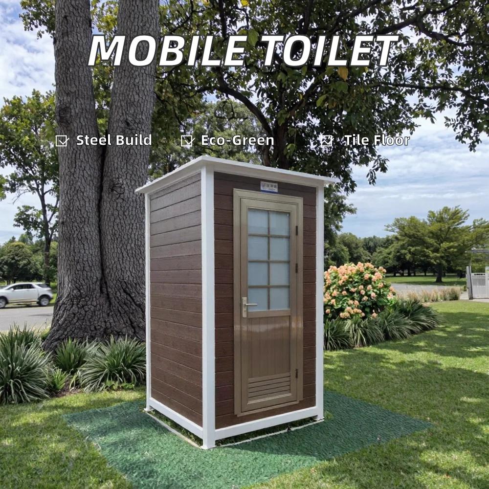 High Quality YONGHONG Eco-Friendly Industrial Design Style Sandwich Panel Portable Toilet for Outdoor Hotel Use 1 Year