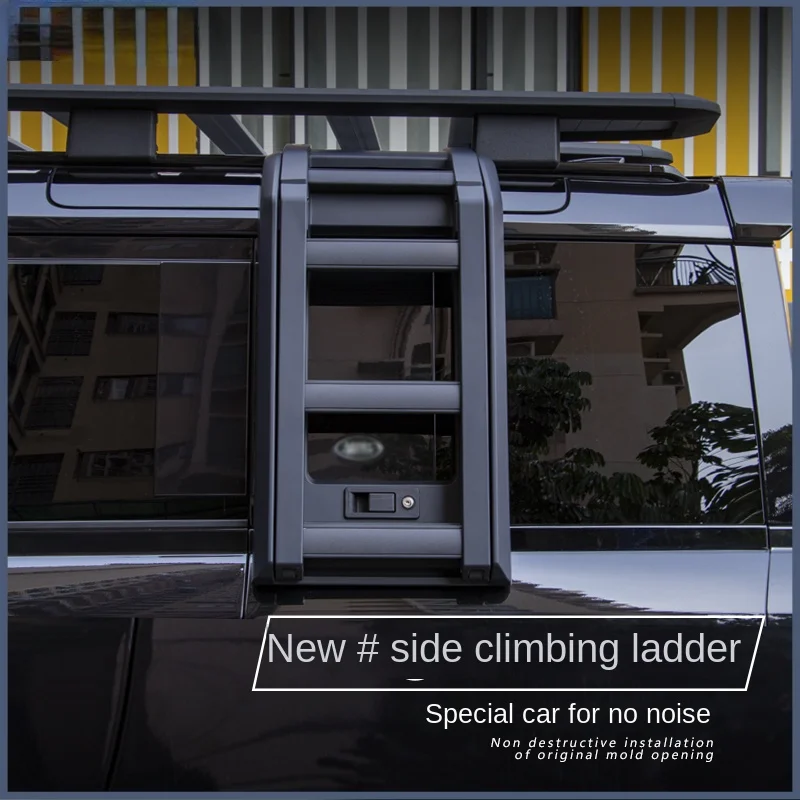 

For Land Rover New Guard Roof Ladder Original Special Side Folding Ladder Climbing Ladder Modification Accessories High Load