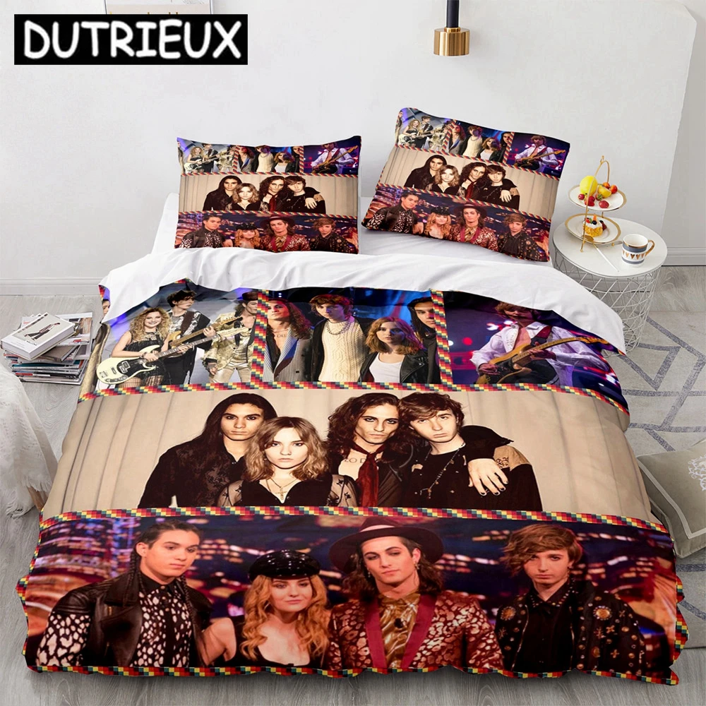 

Maneskin Bedding Set Duvet Cover Quilt Cover Pillowcase Double Queen King Duvet Cover