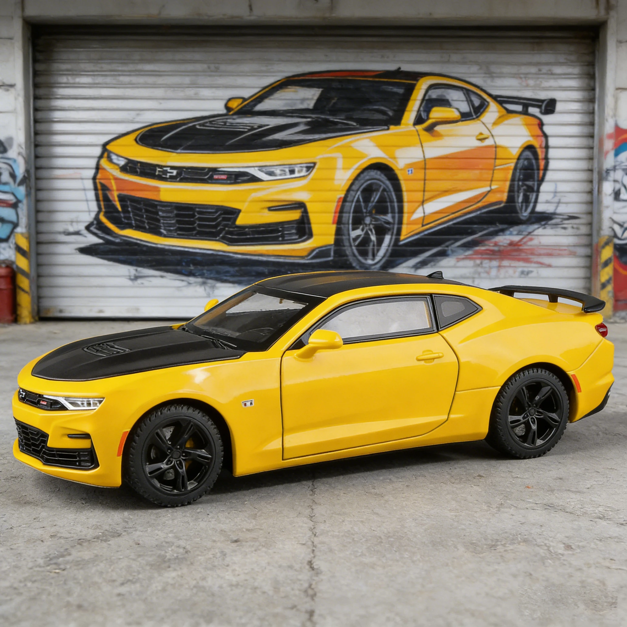 

1:24 Camaro Supercar, имитация сплава, литье под давлением, модель автомобиля, коллекция для любителей автомобилей, игрушка для мальчика, подарок, орнамент