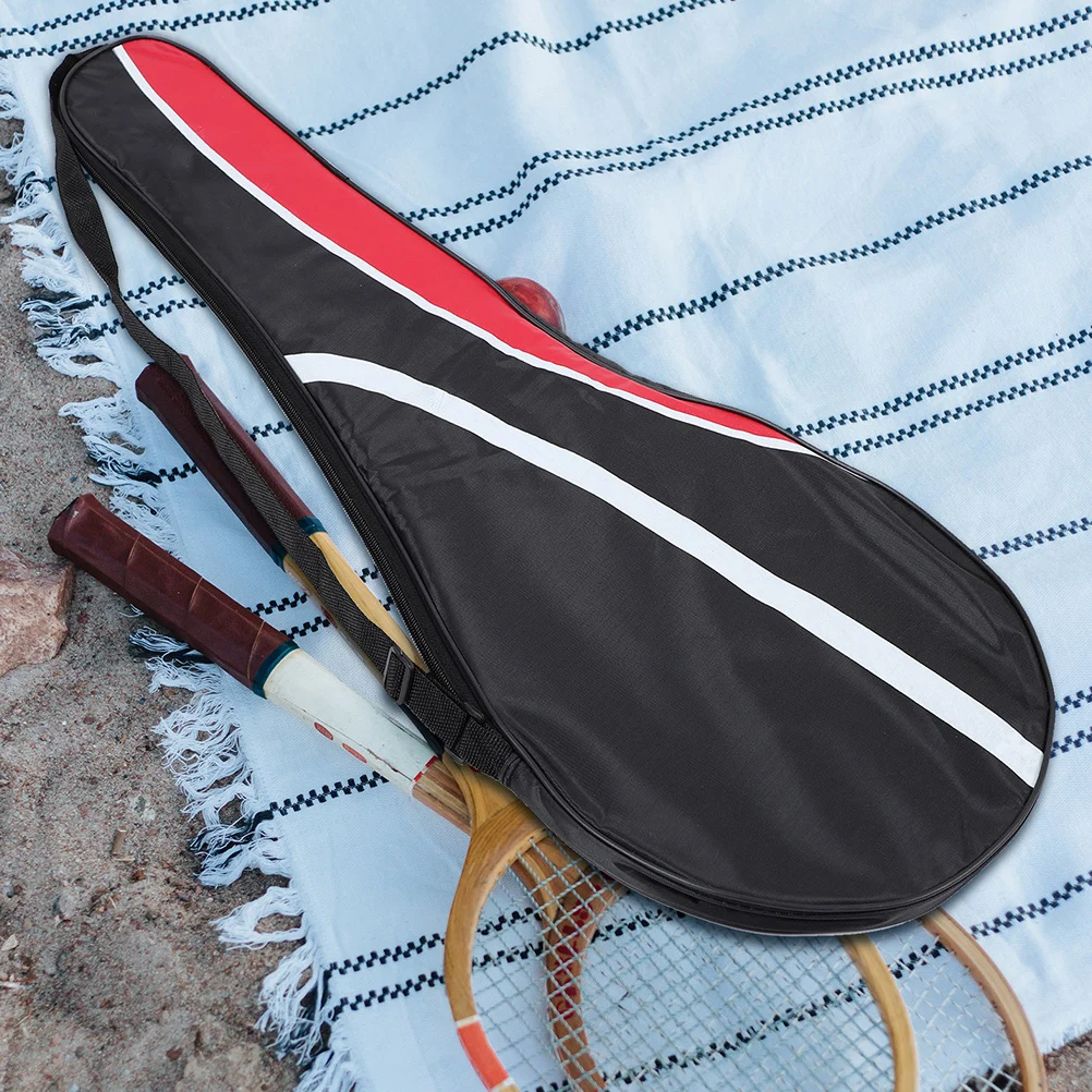 

2 Pcs Portable Badminton Racket Bag Child Bat Oxford Cloth Storage Protective Cover