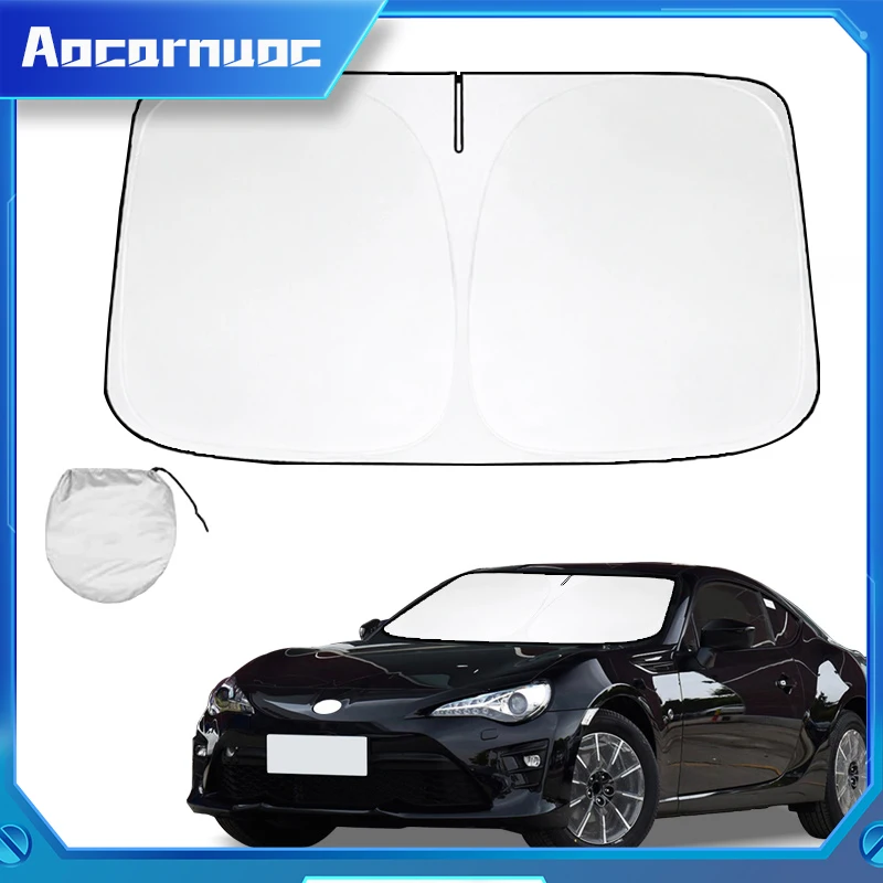 

For Toyota GR86 2021 2022 2023 2024 UV Protection Car Window Sunshade Cover Sun Shade Windshield Visor Protector Windscreen